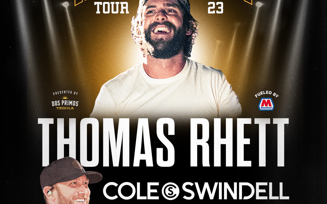 Thomas Rhett Home Team Tour with Cole Swindell and Nate Smith is Coming to the Houston Toyota Center in 2023