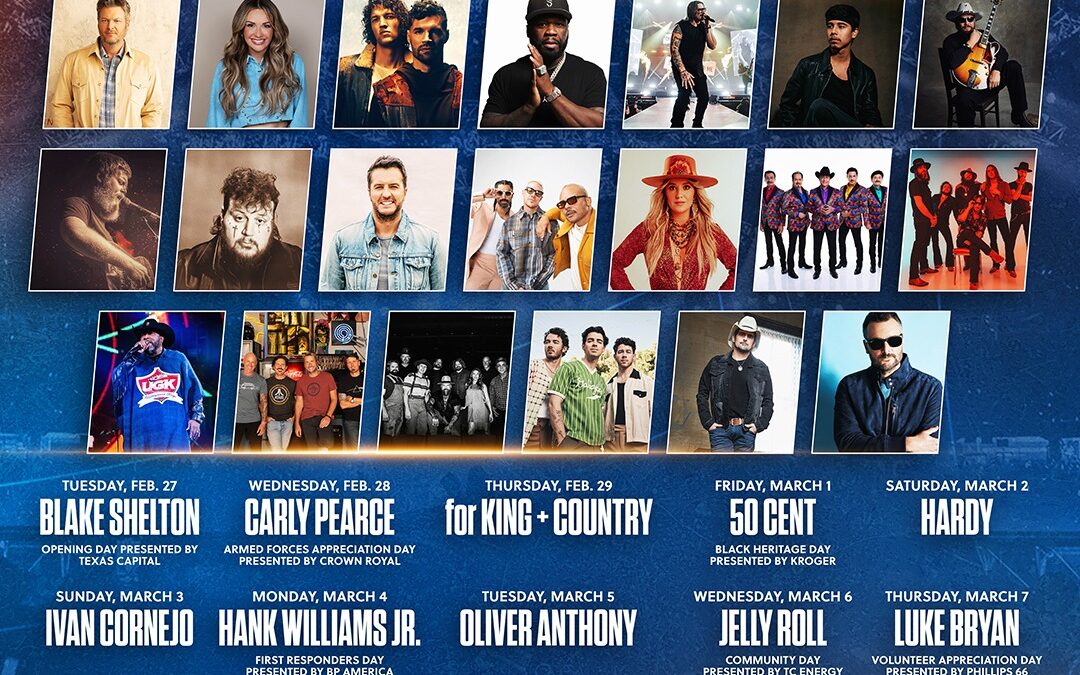 Rodeo Houston 2024 Entertainer Lineup