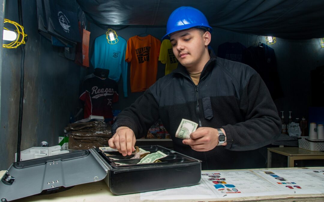 Conroe native serves in the ship’s store aboard USS Ronald Reagan
