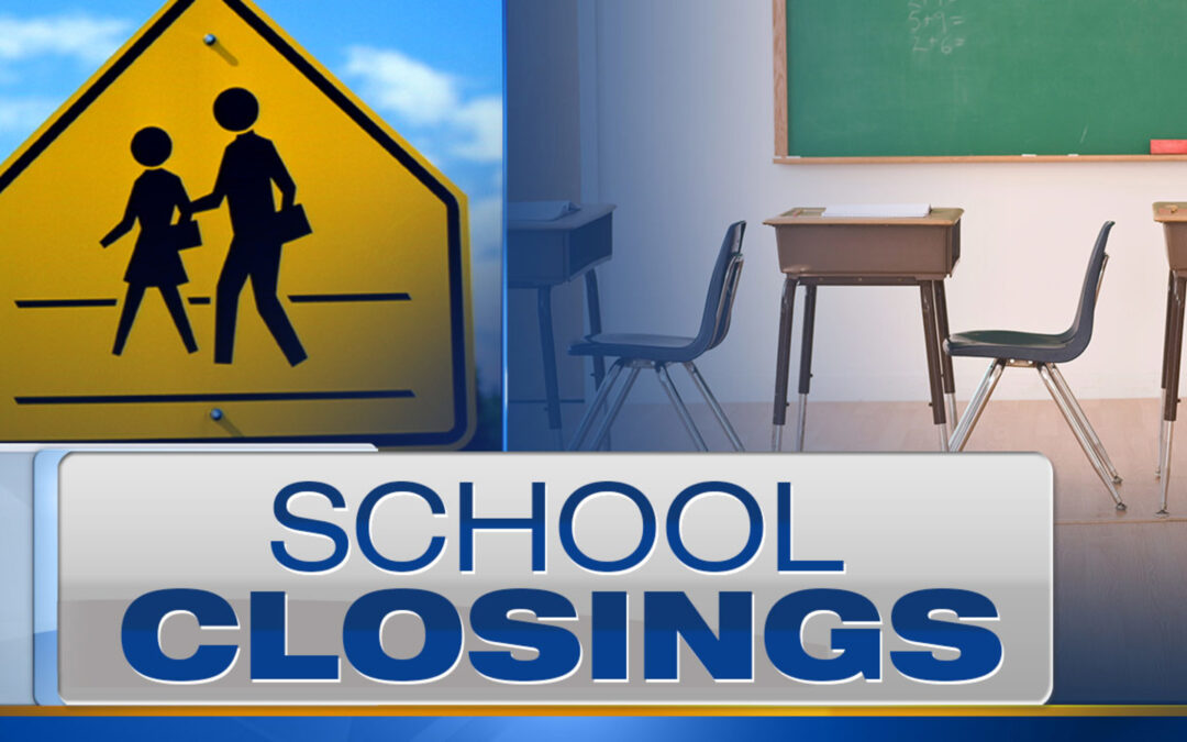School Closures for Monday, July 8th