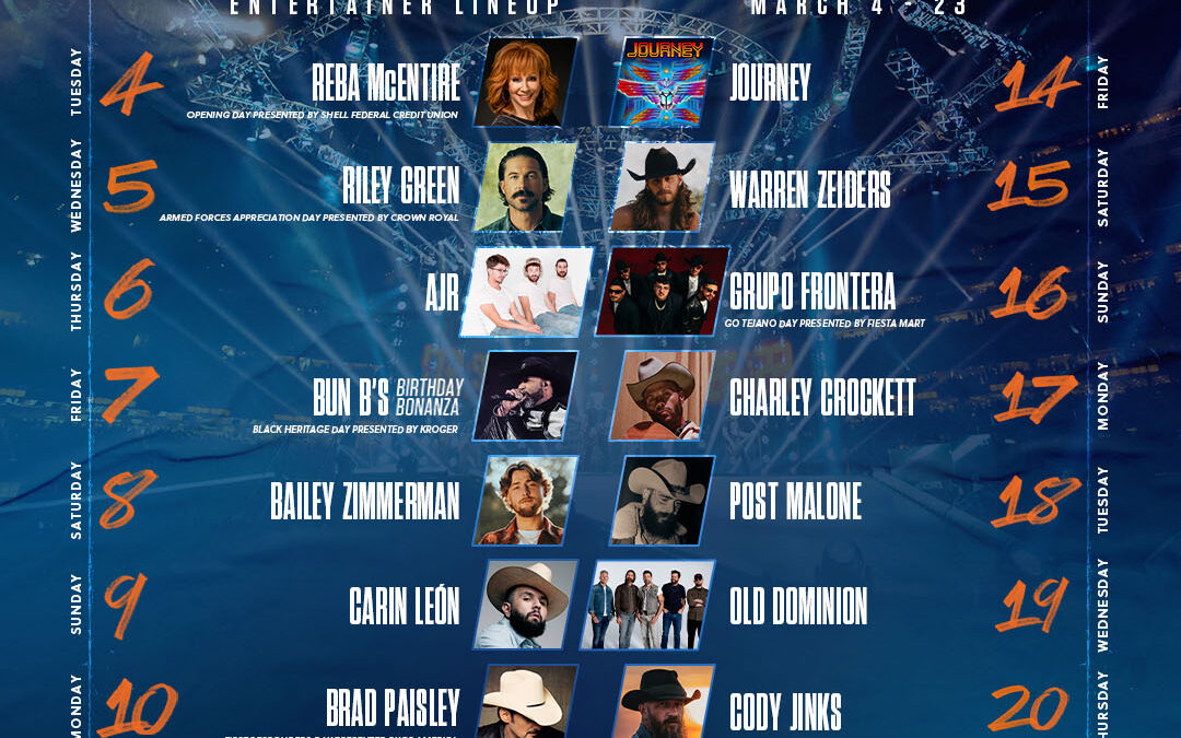 RODEOHOUSTON 2025 Entertainer Lineup