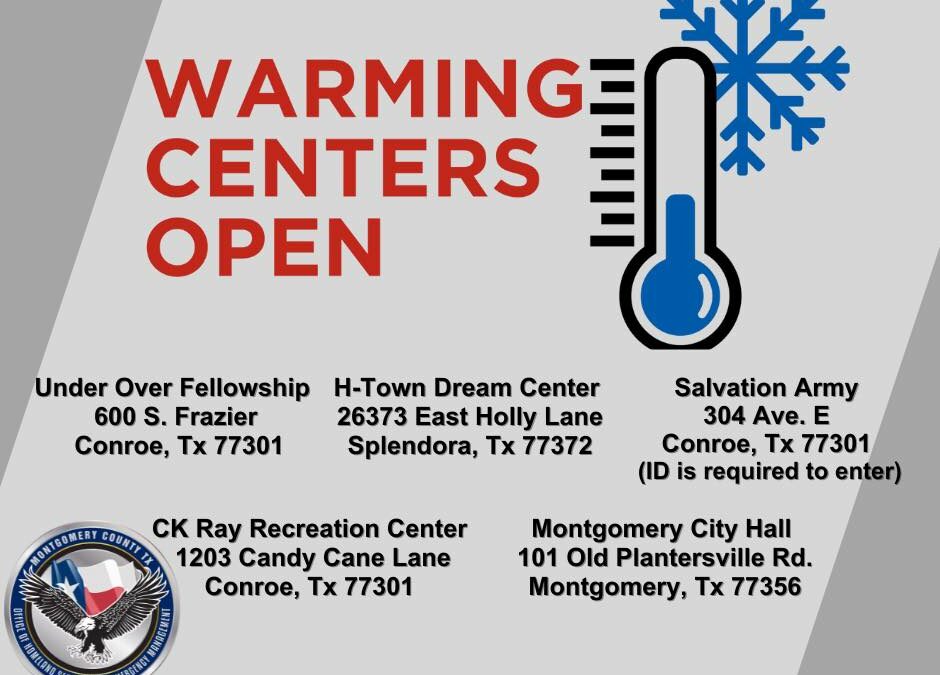 Warming Centers Montgomery County