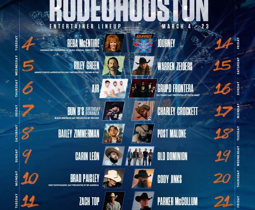 RODEOHOUSTON 2025 Entertainer Lineup