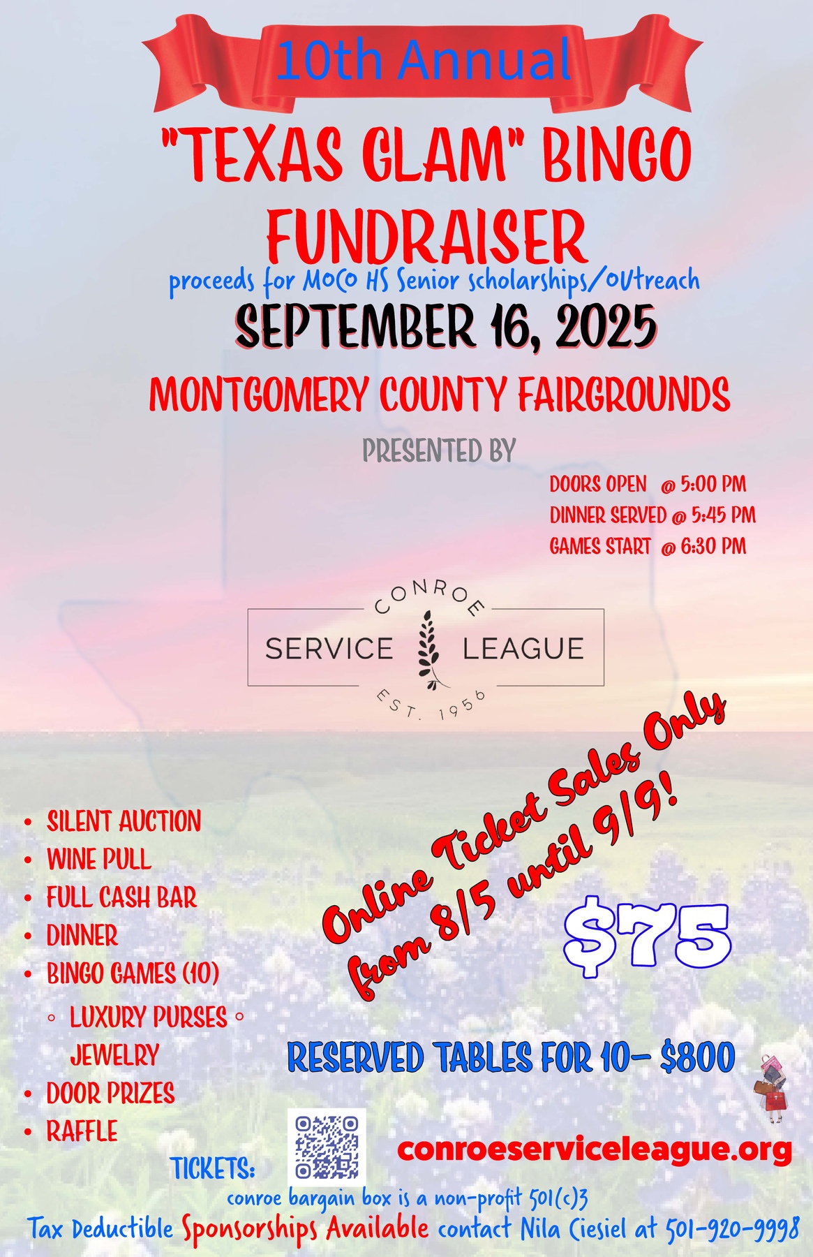 10th Annual Texas Glam Bingo Fundraiser